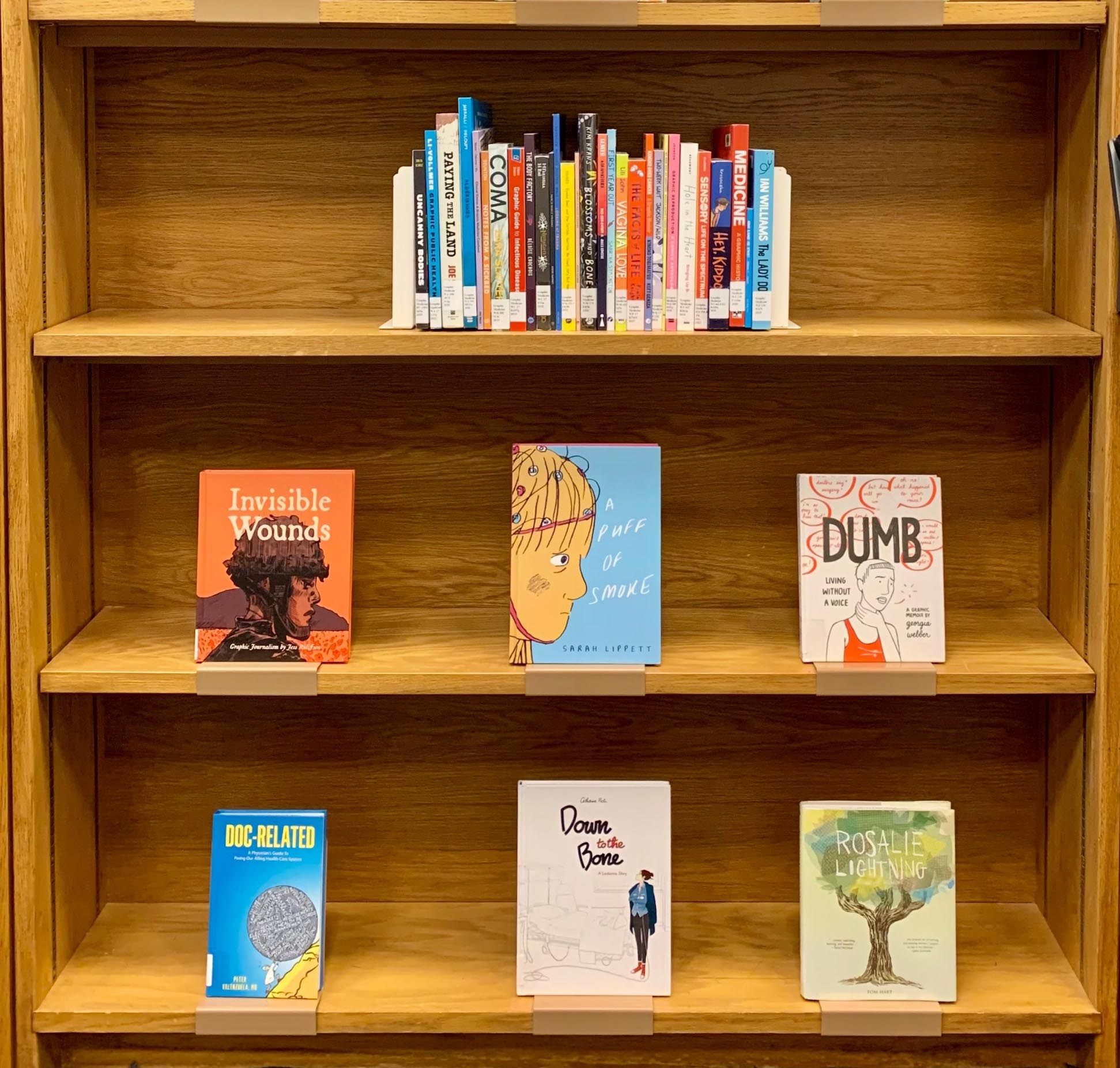 Our new graphic medicine collection is available in the Reading Room.